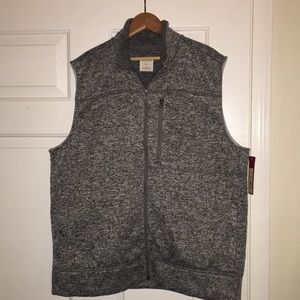 Heather grey vest